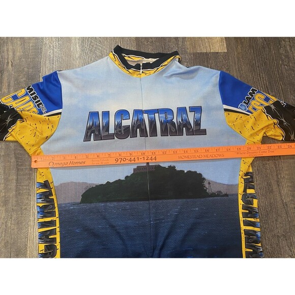 Voler Cycling Jersey San Francisco Alcatraz Triathlon Made in USA Mens XL - Picture 7 of 9